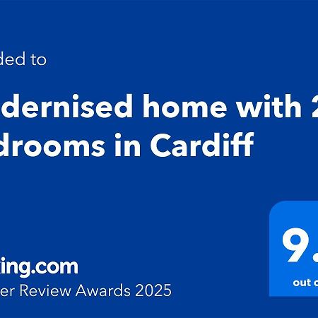 Modernised Home With 2 Bedrooms In Cardiff Exterior photo